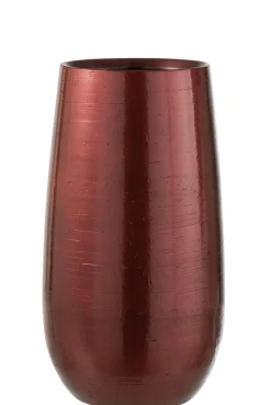 Vaas blinkend ker rd/gd l (23x23x41cm)|ohgreen