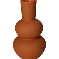 Vaas dolomiet terra 10.7x10.7x19.7cm|ohgreen Outlet