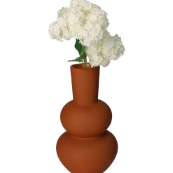 Vaas dolomiet terra 10.7x10.7x19.7cm|ohgreen Outlet