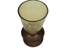 Vaas glas bruin 12x12x22.5cm|ohgreen Clearance