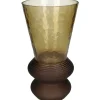 Vaas glas bruin 15.5x15.5x30cm|ohgreen Sale
