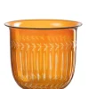 Vaas romeins hals glas oranje|ohgreen New