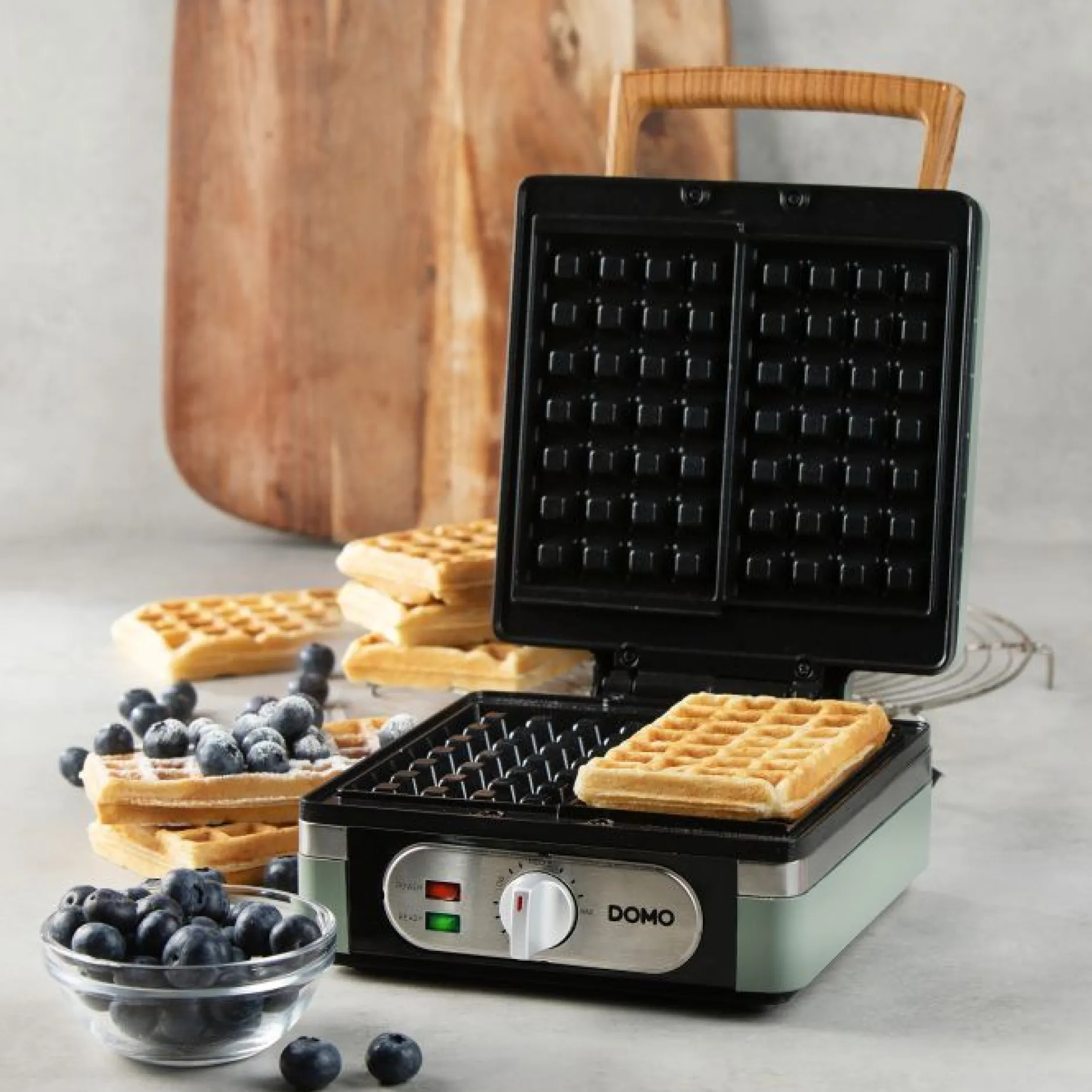 Wafelijzer voor rechthoekige wafels|ohgreen Hot