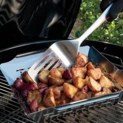 WEBER DELUXE GRILLKORF GROOT RVS|ohgreen Online