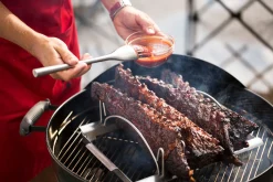 WEBER DELUXE MULTIFUNCTIONELE VLEESHOUDER RVS|ohgreen Discount