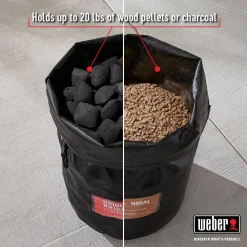 WEBER PELLET/HOUTSKOOL OPBERGZAK|ohgreen Online