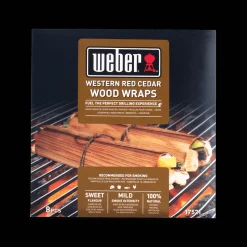 WEBER WOOD WRAPS WESTERN RED CEDAR|ohgreen Best