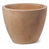 Whitewash egg pot d40h33|ohgreen Online