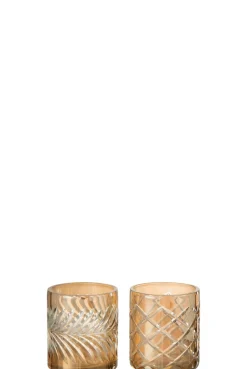 Windlicht diamant gl gd sass2 (8x8x9cm)|ohgreen