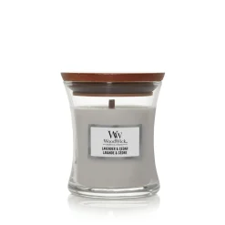 Woodwick Geurkaars lavender & cedar mini|ohgreen