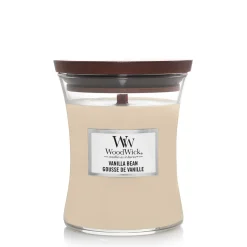 Woodwick Geurkaars vanilla bean medium|ohgreen