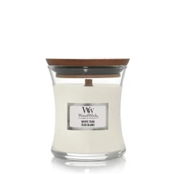 Woodwick Geurkaars white teak mini|ohgreen Discount