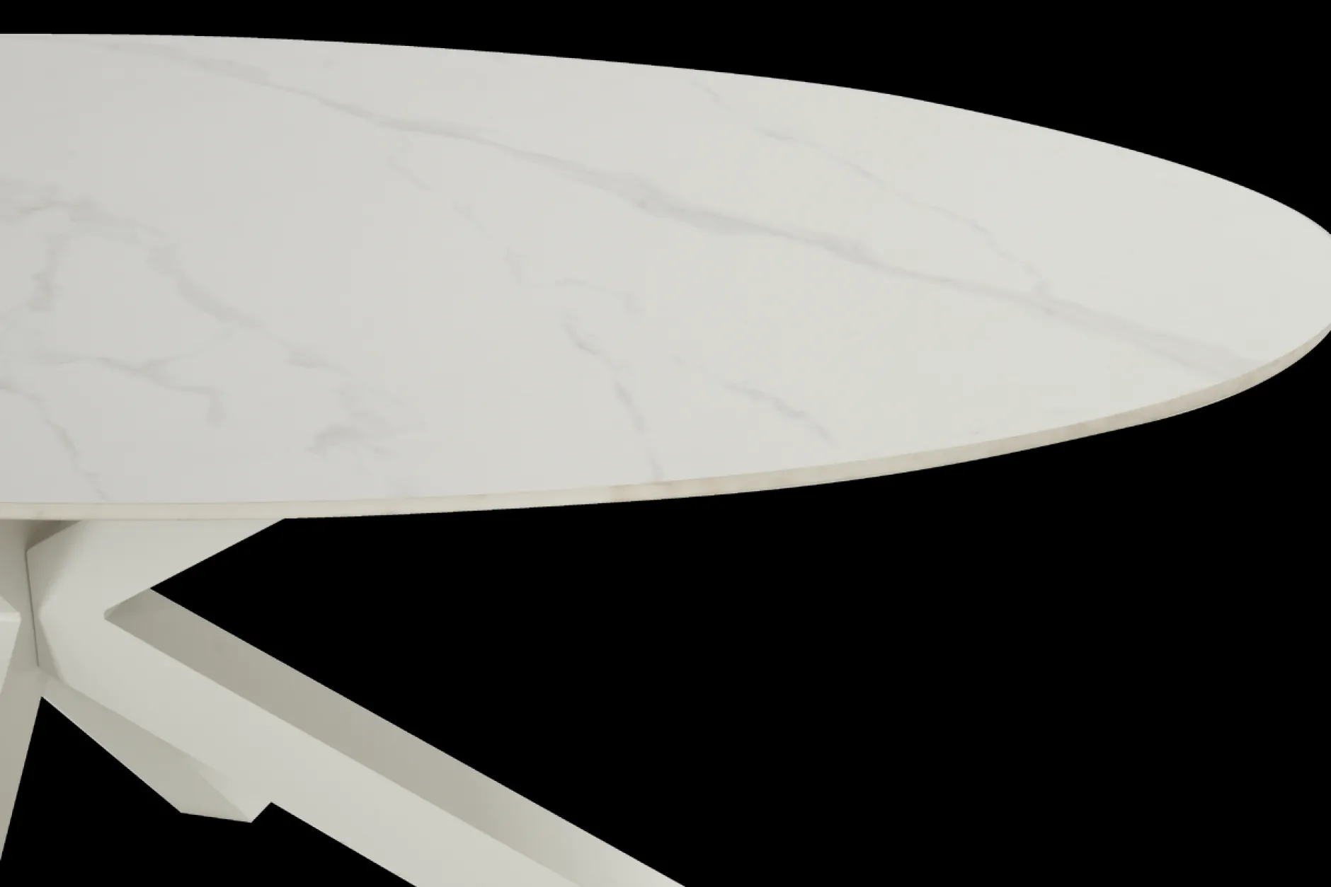 Xander tafel ovaal wit|ohgreen New