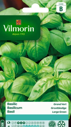 Zaden basilicum grootbladige 2g|ohgreen New