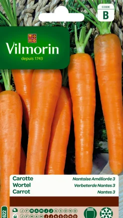 Zaden wortel verbeterde nantes 3 6,5g|ohgreen New