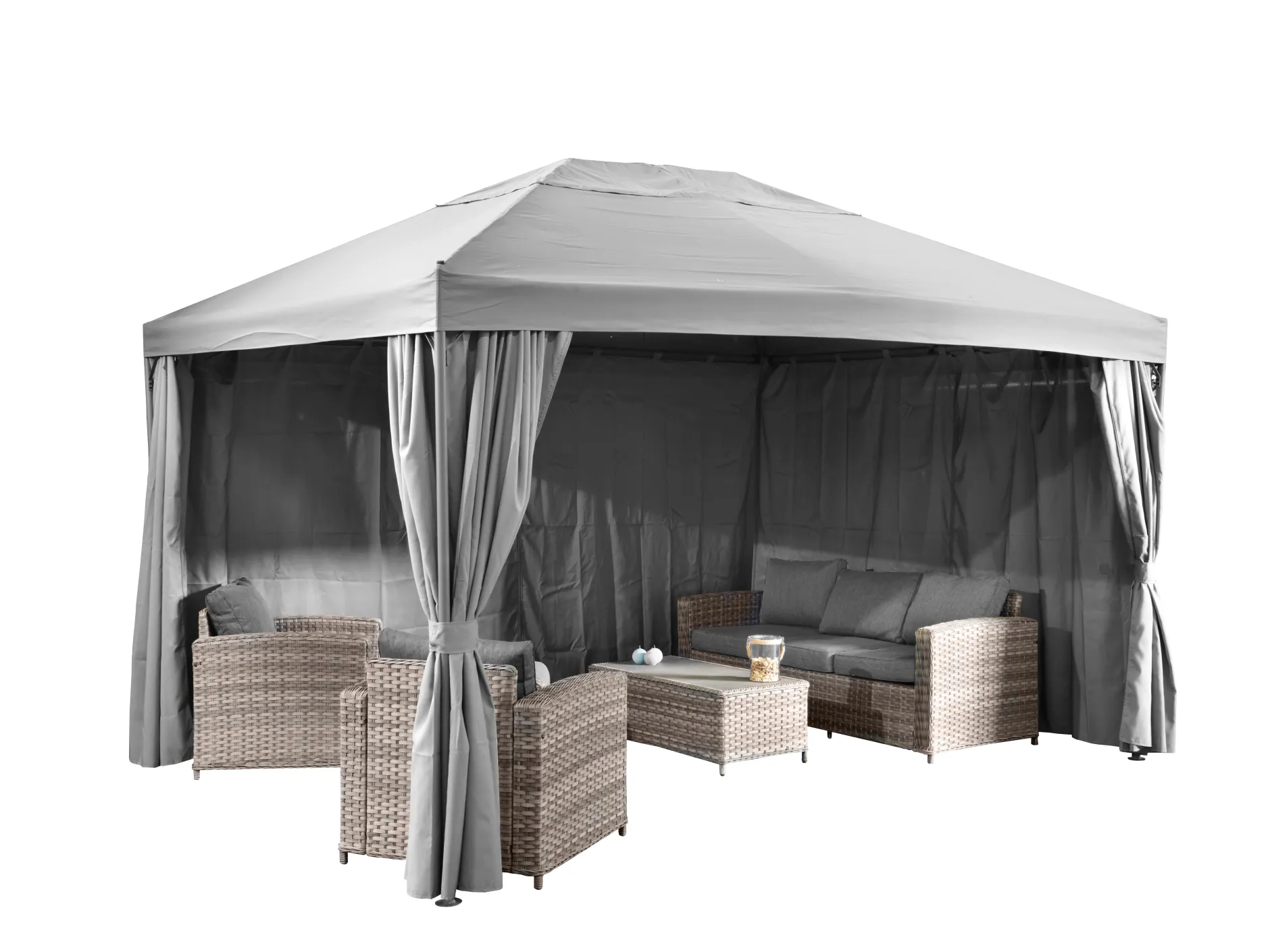 Zonnetent Hanson grijs|ohgreen Hot