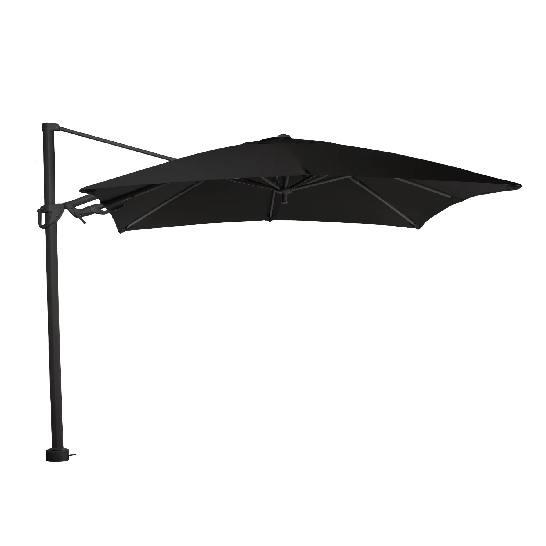 Zweefparasol Fuga zwart-zwart|ohgreen Online