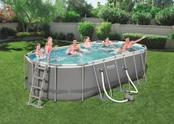 Zwembad Power Steel oval pool set|ohgreen Clearance